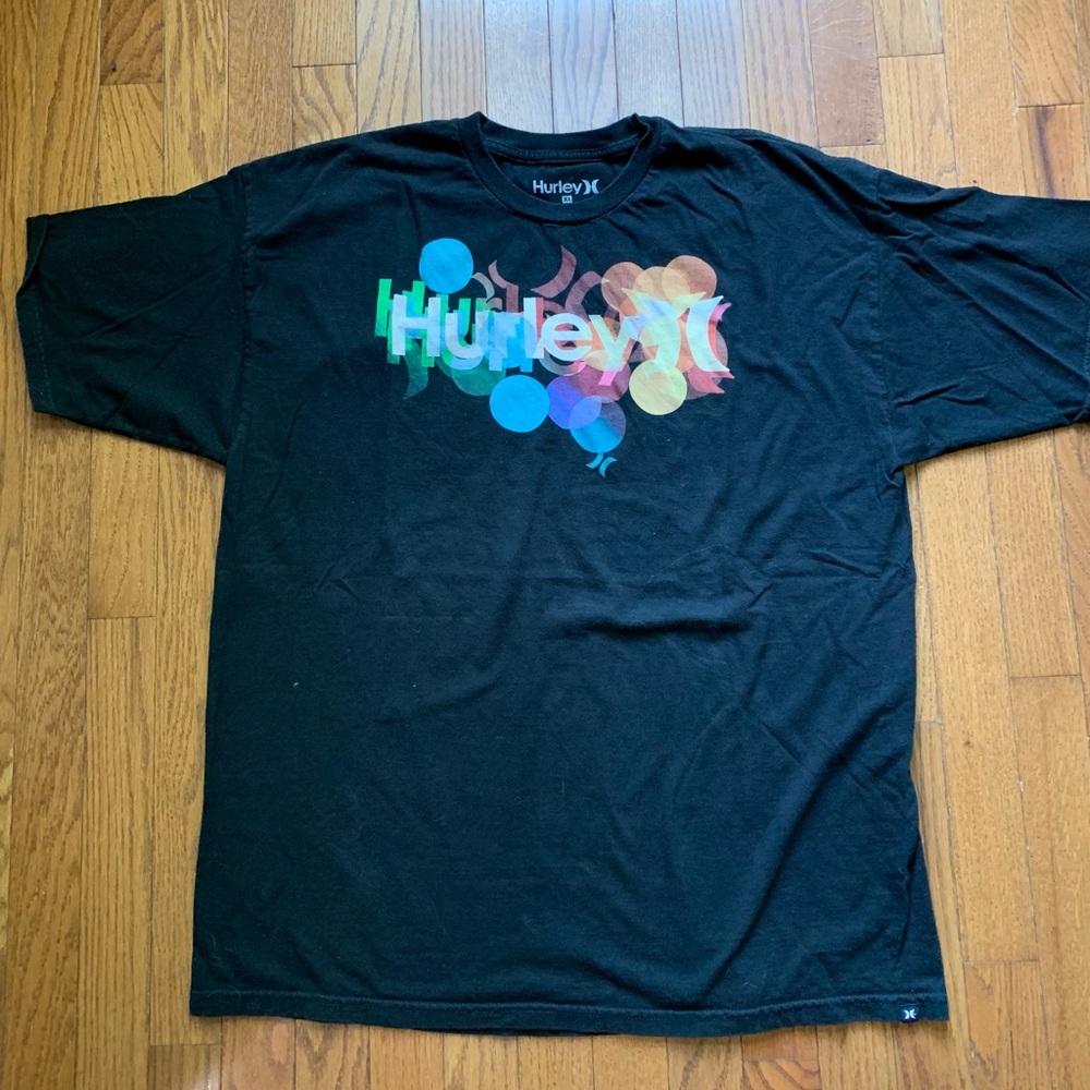 Hurley Black Graphic Tee - Short Sleeve